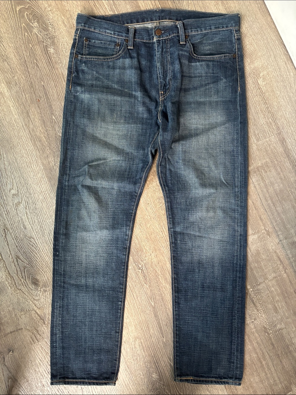 Levi’s Men's 508 Dark Blue Wash Straight Leg Jeans Size 34x30